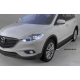 Пороги алюминиевые Ring для Mazda CX-9 2012-2016