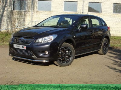 Накладка решётки радиатора верхняя 12 мм ТСС для Subaru XV 2011-2017