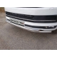 Защита передняя двойная 42-42 мм ТСС для Volkswagen Multivan T6 2015-2021