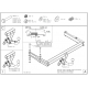 Фаркоп оцинкованный Galia шар BMA съёмный на седан и универсал для Audi A4 2008-2015
