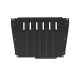 Защита картера и коробки передач для SSANGYONG Actyon (10-13, 13-), Korando-C HLX/DXL (12-17) 2,0/2,2 диз. МТ/АТ / Саньенг Актион